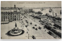 Bordeaux: quais de la bourse dans les années 1900 | 33-bordeaux.com