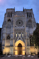 Bordeaux la cathédrale Saint André la nuit | Photo Bernard Tocheport