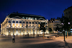 Bordeaux façades éclairées de la Bourse place Jean Jaurès | Photo Bernard Tocheport