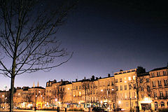 Ambiance nocturne pour la façade des quais de Bordeaux | Photo Bernard Tocheport