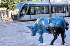 Cow Parade Bordeaux : Esperanza Gare Saint Jean Bordeaux