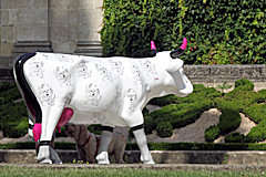 Cow Parade de Bordeaux : vache marylin Cow, Jardin Public