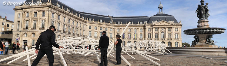 Bordeaux FAB 2024 La Transumante place de la Bourse | Photo Bernard Tocheport