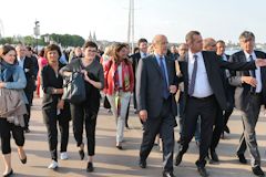 Inauguration Alain Juppé Bordeaux Fête du fleuve 2015
