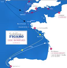 Solitaire du FIGARO parcours 2015 : 4 étapes