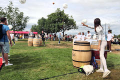 Wine Pong - Vise tonneaux à Bordeaux Fête le Vin 2022 | Photo Bernard Tocheport