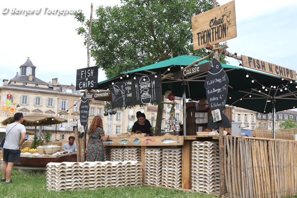 Chai Tonton Fish n' Chips à Bordeaux Fête le Vin 2024 | Photo Bernard Tocheport