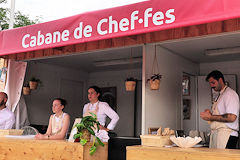 La cabane des Chefs à Bordeaux Fête le Vin 2024 | Photo Bernard Tocheport