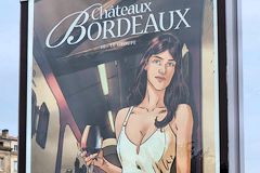 Exposition couvertures BD Châteaux Bordeaux | Photo Bernard Tocheport