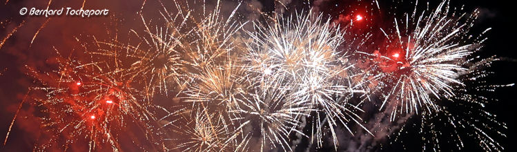 Feu d'artifice en Gironde | Photo Bernard tocheport