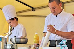 Démonstration culinaire de Nicolas Nguyen Van Hai chef du restaurant Le Chapon Fin | 33-bordeaux.com