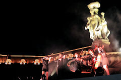 Son et lumière devant la fontaine des 3 Grâces | Photo 33-bordeaux.com