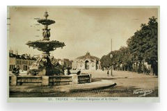 1936 fontaine Argence de Troyes