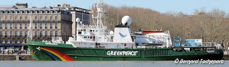 Esperanza bateau de Greenpeace à Bordeaux 2018