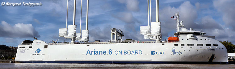 Canopee cargo voilier hybride transport Ariane 6 | Photo Bernard Tocheport