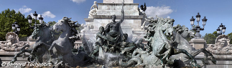 Le triomphe de la République fontaine des Girondins de Bordeaux | Photo Bernard Tocheport