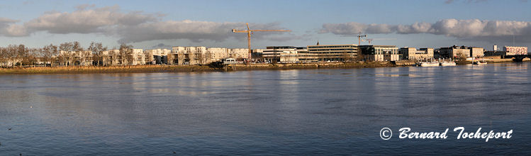 Photo panoramique Bordeaux rive droite