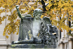 Bordeaux : couleurs d'automne au jardin de la Mairie | photo 33-bordeaux.com