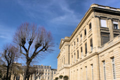 Bordeaux : façade donnat sur le jardin de la Mairie | photo 33-bordeaux.com