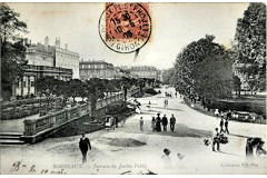Ancienne carte postale Jardin Public de Bordeaux