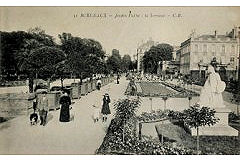Ancienne carte postale du Jardin Public de Bordeaux