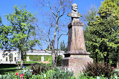 Buste du peintre Maxime Lalanne au Jardin public de Bordeaux | Photo Bernard Tocheport