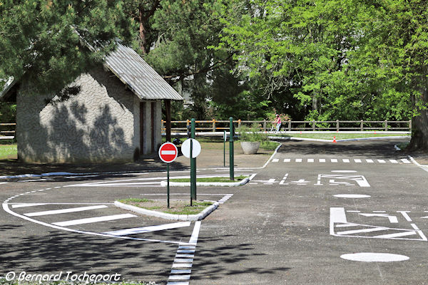 Piste d'éducation routière au parc Bordelais | Photo Bernard Tocheport