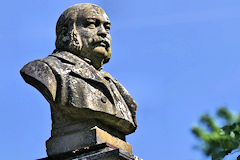 Buste de Camille Godard au parc Bordelais | Photo Bernard Tocheport