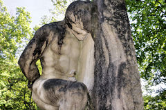 Détail statue Le Vaincu au parc Bordelais | Photo Bernard Tocheport