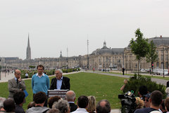Bordeaux : inauguration officielle des quais
