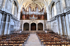 Cathédrale de Bordeaux perspective sur l'orgue | Photo Bernard Tocheport