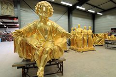 Restauration statues Ateliers SOCRA | photo Bernard Tocheport