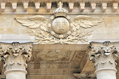 Ornements colonnes et terrasse du Grand Théâtre de Bordeaux | photo 33-bordeaux.com