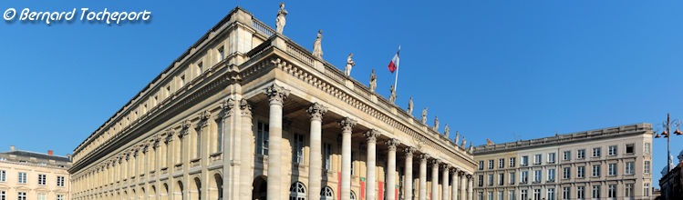 Photo panoramique du Grand Théâtre de Bordeaux