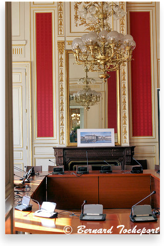 Bureau du Palais Rohan, la mairie de Bordeaux | Photo Bernard Tocheport