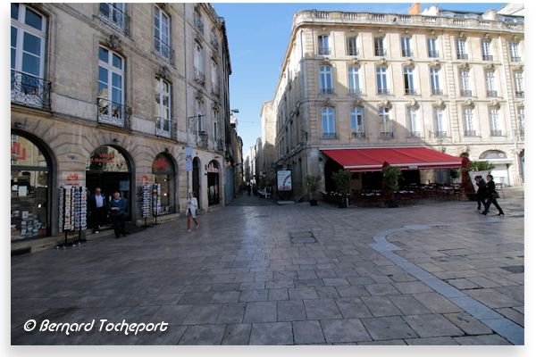 Vue d'ensemble de la place du parlement à Bordeaux | Photo Bernard Tocheport