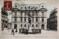 Ancienne carte Postale place Jean Moulin Bordeaux