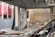 Intérieur ancien magasin C&A en cours de démolition | 33-bordeaux.com