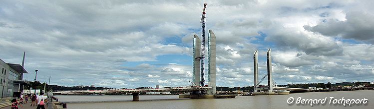 Septembre 2012 chantier du pont Bacalan Bastide