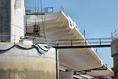 Vue du couloir navigable pont Bacalan | 33-bordeaux.com