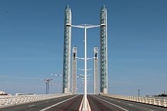 Perspective du pont Chaban Delmas en position  basse  -  photo 33-bordeaux.com