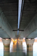 Bordeaux le dessous du pont François Mitterrand | Photo Bernard Tocheport