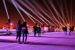 Bordeaux show illumination du pont Simone Veil | Photo Bernard Tocheport