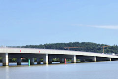Bordeaux pont Simone Veil vu depuis la rive gauche | Photo Bernard Tocheport