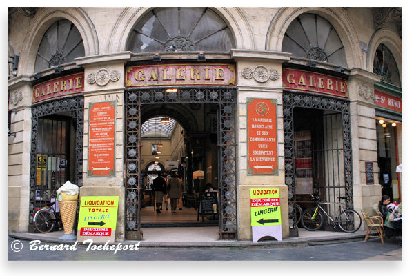 Bordeaux la Galerie Bordelaise rue Sainte Catherine | Photo 33-bordeaux.com