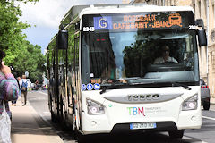Bordeaux Bus Express ligne G destination Gare saint Jean | photo Bernard Tocheport