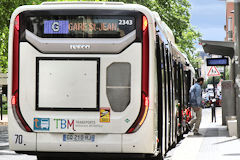 Bordeaux Bus Express ligne G arrêt Gustave Eiffel | photo Bernard Tocheport