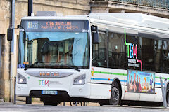 Bordeaux Bus Express ligne H destination Cenon Gare par Stade Chaban | photo Bernard Tocheport