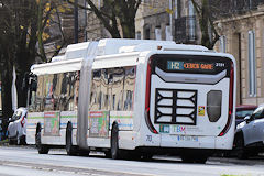 Bordeaux Bus Express ligne H2 destination Cenon Gare | photo Bernard Tocheport