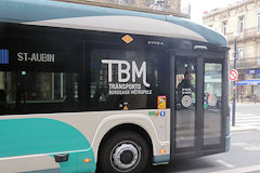 Bordeaux TBM Bus électrique VDL modèle CITEA ligne Saint Aubin | Photo Bernard Tocheport